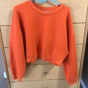 Reformation Jeans cropped sweatshirt